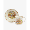 Royal Doulton Bunnykins Infant Bone-chain Plate And Mug Set
