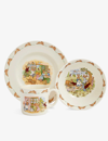 Royal Doulton Bunnykins Children's Bone-chain Plate, Bowl And Mug Set