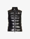 Moncler Ghany Quilted Shell Down Vest In Black