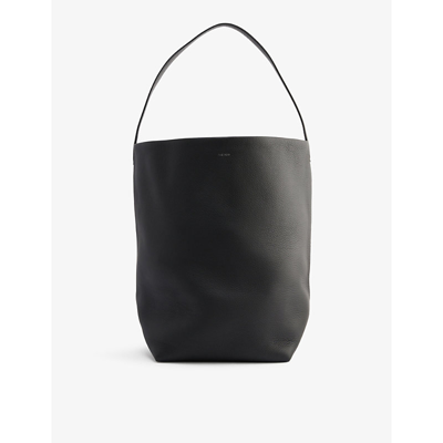 The Row Womens Black Pld Park Large Leather Tote Bag