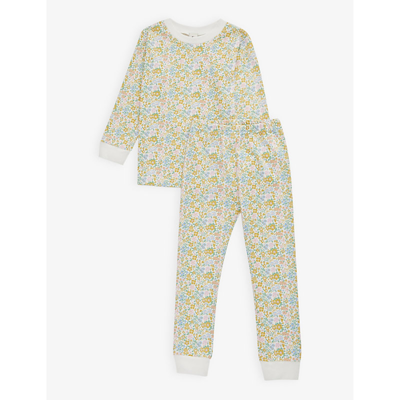 Sleepy Doe Girls Sweet Pea Kids Floral-print Cotton-jersey Pyjamas 1-13 Years