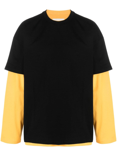 Jil Sander Logo-print Cotton T-shirt In Black