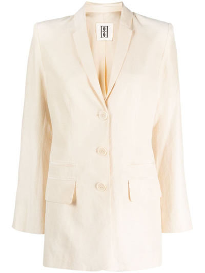 By Malene Birger Porter Virgin Wool Blazer In Pearl