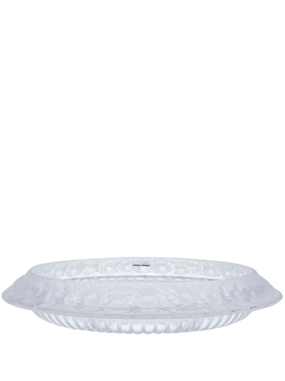 Lalique Marguerites Crystal Bowl In Neutrals