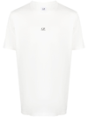 C.p. Company Artwork Logo T-shirt In White