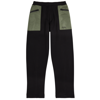 Alexander Mcqueen Contrast-pocket Cotton Track Pants In Black