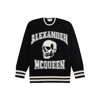 Alexander Mcqueen Alexander Mc Queen Skull Sweater In Black And White