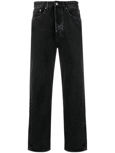 Ksubi Mid-rise Straight-leg Jeans In Black