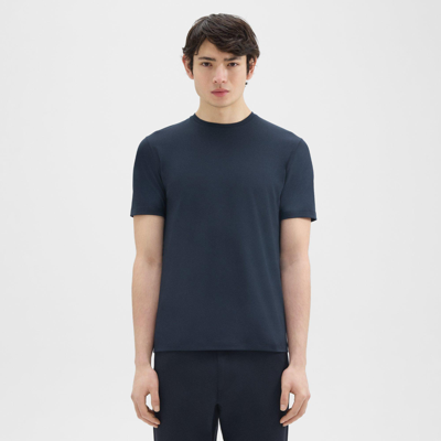 Theory Dorian Tee In Active Knit In Baltic