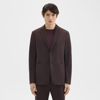 Theory Clinton Blazer In Precision Ponte In Light Mink