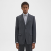 Theory Chambers Blazer In Herringbone Stretch Wool In Pestle Multi