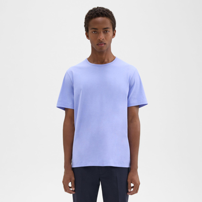 Theory Precise Tee In Luxe Cotton Jersey In Grotto