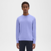 Theory Crewneck Sweater In Regal Wool In Grotto