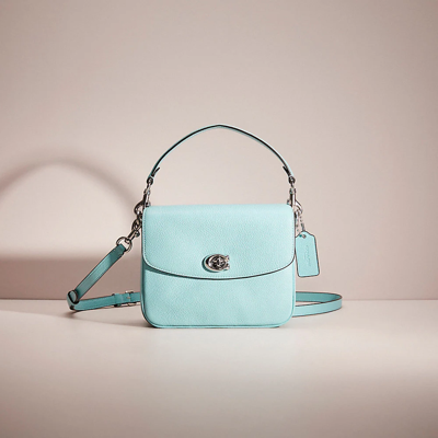 Coach Restored Cassie Crossbody 19 In Silver/faded Blue