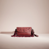 Coach Upcrafted Clutch In Pewter/bordeaux