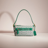 Coach Restored Demi Bag In Signature Jacquard In Brass/green