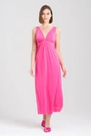 Natori Aphrodite Gown Dress In Fiesta Pink