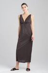 Natori Aphrodite Gown Dress In Espresso