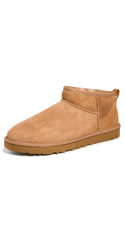 Ugg Classic Ultra Mini Boots In Chestnut