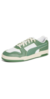 Puma Slipstream Lo Vintage Sneakers In White-eucalyptus