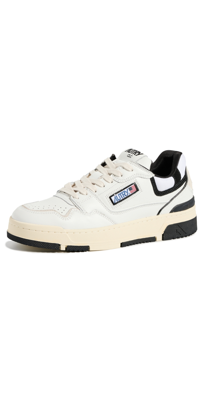 Autry Rookie Low Leather Sneakers Wht/blk