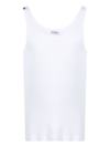 Dolce & Gabbana Jersey Tank Top In Weiss