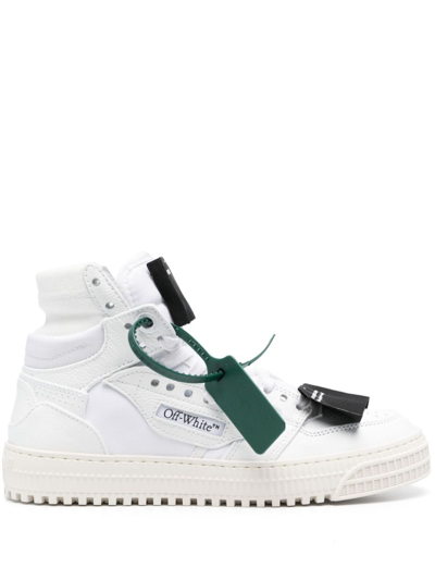 Off-white White Off Court 3.0 Sneakers In White,beige,blue
