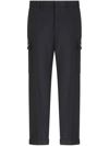 Etro Wool Trousers With Tucks In Grau