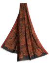 ETRO FLORAL-PRINT WRAPAROUND-STYLE SCARF