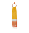 LOEWE LOEWE MOHAIR-WOOL-BLEND STRIPED SCARF