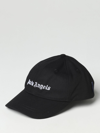 PALM ANGELS HAT IN COTTON WITH EMBROIDERED LOGO,393582002