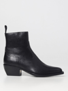 Golden Goose Womens Black Debbie Leather Block-heel Ankle Boots Eur 36 / 3 Uk In Black