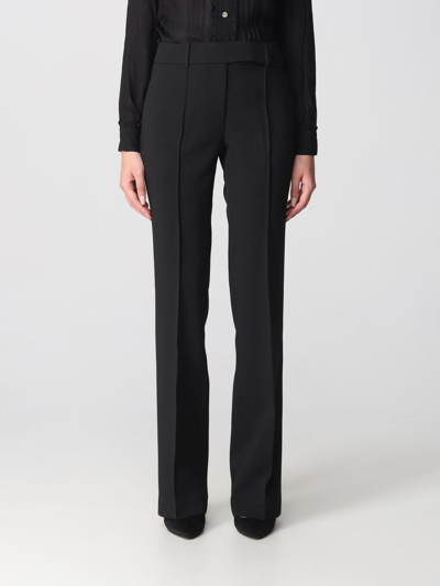 Michael Kors Collection Tuxedo Ankle Pants In Black