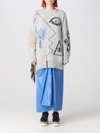 Stella Mccartney Stella Mc Cartney Folk Artwork Alpaca Sweater In Multicolor