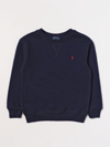 Polo Ralph Lauren Cotton Sweatshirt In Navy