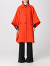 Pinko Cloak  Woman In Surimi Orange