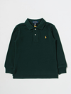 Polo Ralph Lauren Polo Shirt  Kids In Moss Green
