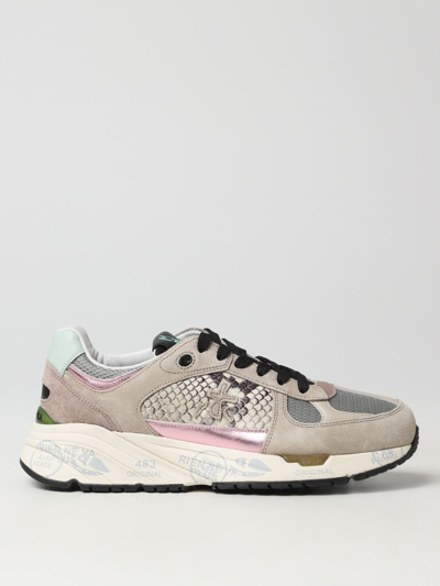 Premiata Sneakers  Woman In Beige