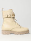 Twinset Flat Ankle Boots  Woman In Yellow Cream
