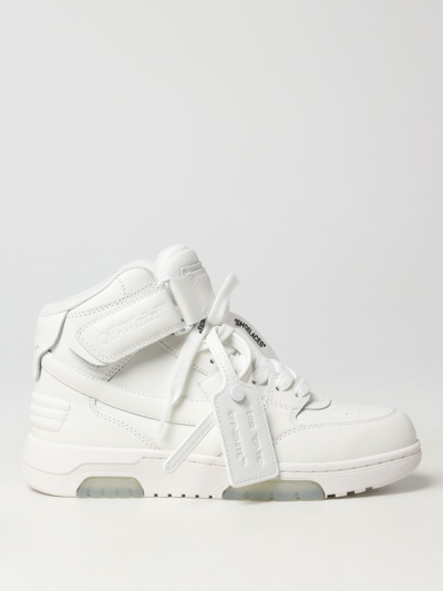 OFF-WHITE OUT OF OFFICE LEATHER SNEAKERS,E59463001