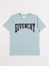 Givenchy T-shirt  Kids Color Gnawed Blue