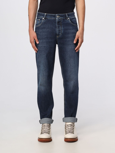 Brunello Cucinelli Jeans  Men Color Blue 1 In Blue 1