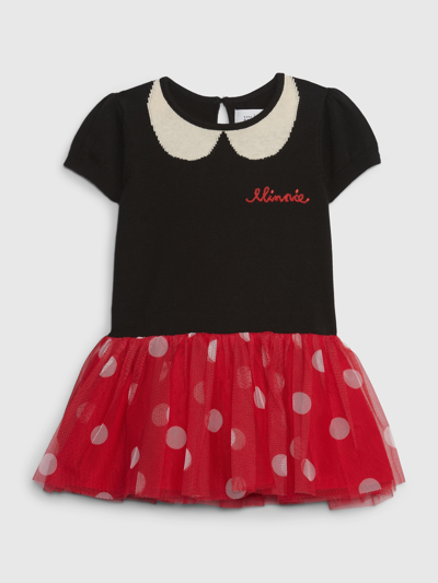 Gap × Disney Baby Minnie Mouse Tulle Dress In Black