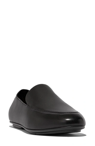 Fitflop Allegro Crush-back Loafer In All Black