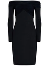 Burberry Mini Dress In Black