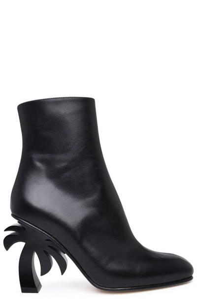Palm Angels Palm-heel 95mm Ankle Boots In Negro