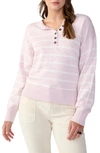 Sanctuary Casual And Chill Buttoned Sweater In Lite Suglite