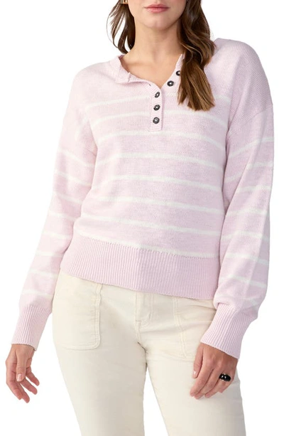 Sanctuary Casual And Chill Buttoned Sweater In Lite Suglite
