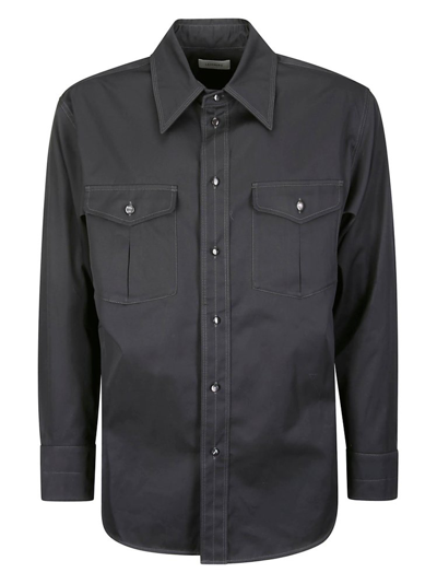 Lemaire Buttoned Long In Black