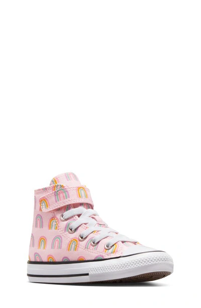Converse Kids' Chuck Taylor® All Star® 1v High Top Sneaker In Pink Foam/grape Fizz/amarillo